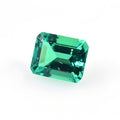 Hot Sale Lab Grown Emerald Cut Synthetic Colombian Emerald Gemstone