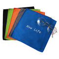 Hot Sale Top Quality Custom logo Silk Screen Printed Sewn Edge Microfiber Suede Cloth Microfibre Glasses Cleaning Cloths