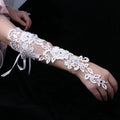 Women Sparkly Crystal Mesh Long Gloves Dancer Singer Nightclub Dance Stage Show Accessories Luxurious Stretch Rhinestones Glove