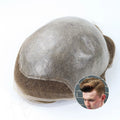 Genuine Toupee Men Double Knots 0.1mm Skin Men's Wigs Male Hair Prosthesis 100% Human Hair System Unit Wigs for Men
