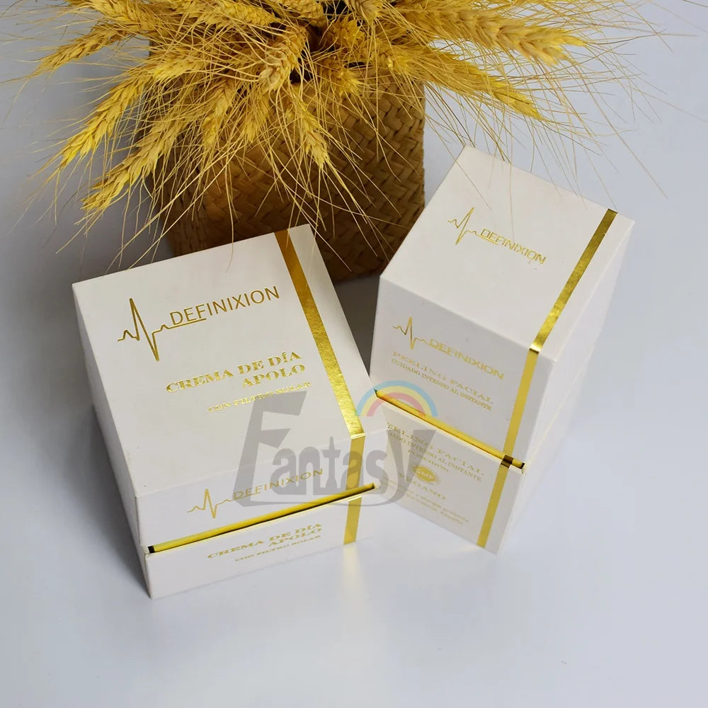 Customized Size Kraft White Cardboard Paper Folding Box for Cosmetic Gift Packaging Paper Box