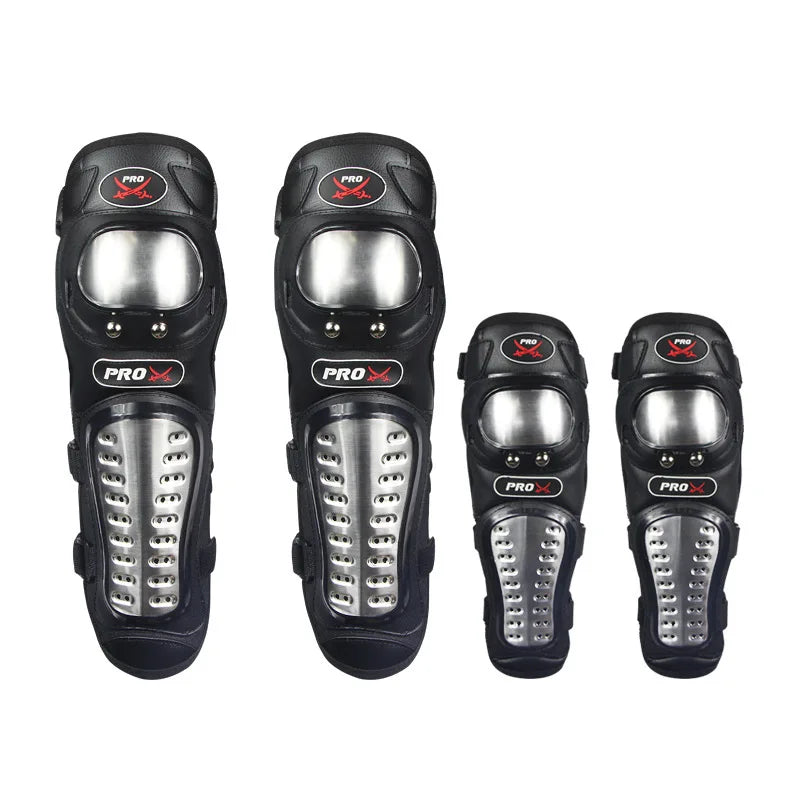 Motorcycle Protectors Knee Pads Elbow Pads Four-piece Stainless Steel Riding Knight Anti-fall Protectors Buy Knee Supports MegaBDM