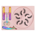 Wholesale Eyelash Extension Kits Amazing Light Weight Magnetic Eyeliner Eyelashes Set 5 Pairs Magnetic Eyelashes
