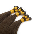 New Trend Hand Tied Cuticle Hair Weft Russian Hair Extensions Thinner Can Be Cut Genius Wefts