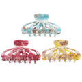 Strong Hold Hair Claw Clips for Women Girls Environmental Friendly Acetate Hair Accessories Lantern-shaped Hollow Claw Clip