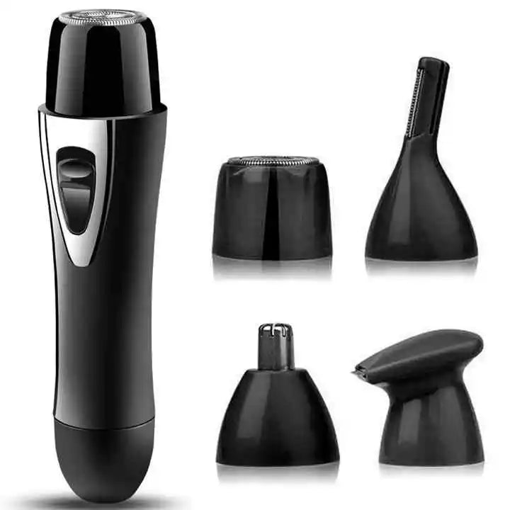 2023 Cordless Facial Hair Removal Nose Eyebrow Hair Trimmer Lady Electric Shaver for Women