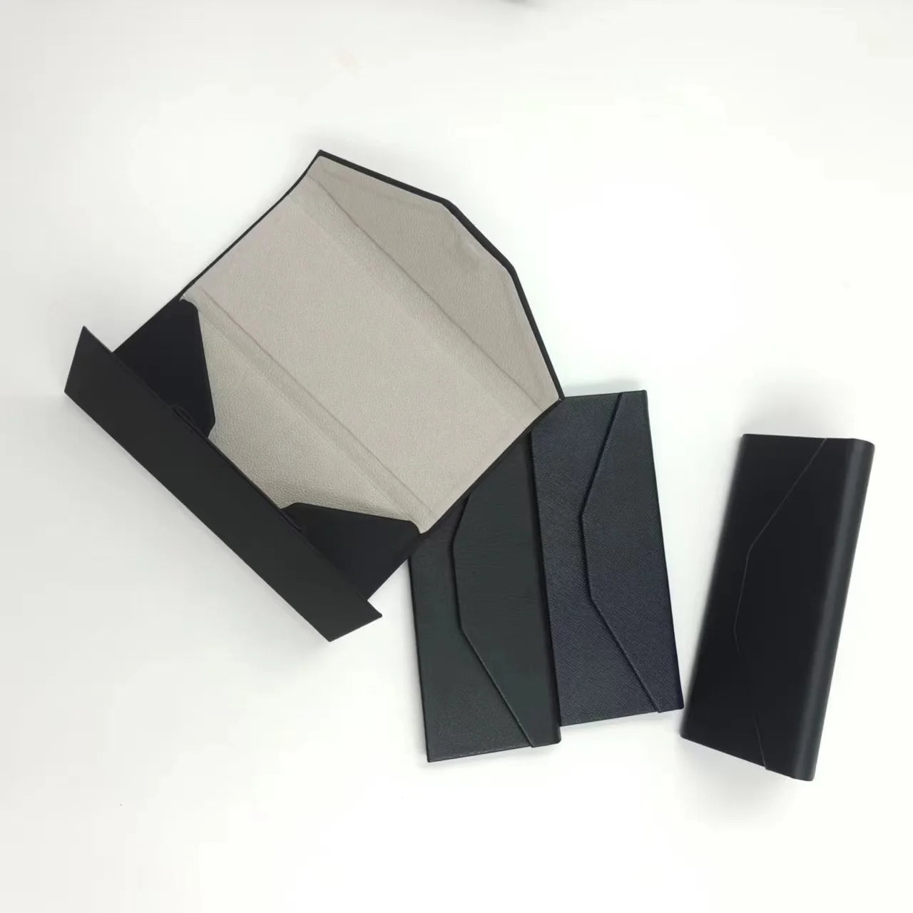 Free Shipping Yazhi High-End Magnetic Closure Customized Shape Handmade PU Kids Glasses Case