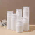 China Manufacturer 2025 30150ml White Airless Pump Bottle for Cosmetics for Skin Care Serum Face Cream Lotion