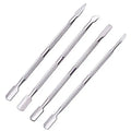 4pcs Stainless Steel Nail Cuticle Pusher & Dead Skin Remover Nipper Reusable & Durable for Commercial & Home Use TAMAX NAT011