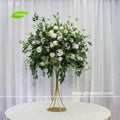 Artificial Orchid Flower Runner Wedding Planner Arrangement Garland Decoration Ball Flowers Stand Table Centerpiece