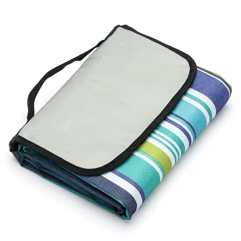 Factory Sale Custom Printed Moisture-proof Oxford Cloth Outdoor Picnic Blanket for Beach or Camping Mat