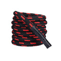 Custom Poly Dacron 30Ft Heavy Braided Battle Rope 1.5" Diameter Red+Black Custom Logo Fitness Exercise Accessory Strength XUDONG