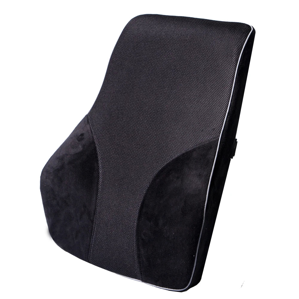 Wholesale Memory Foam Back Cushion Lumbar Support for Wheelchair Home Sofa Hotel Use Stress Relief Comfortable Backrest Pillow
