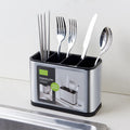 Standing Cutlery Holder Spoon and Chopstick Organizer in Convenient Bag for Easy Storage