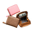 2025 Luxury Real Genuine Leather Cow Zipper Cute Small Mini Pocket Change Coin Bag Purse Pouch Case Holder for Kid Girl Women