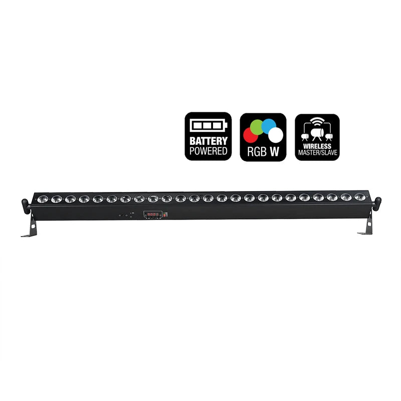 Stage Led Wall Washer Battery Operated 24LEDs RGBW DMX Wireless Remote 4in1 8zones Pixel Linear Bar Strobe Event Party Dj Lights