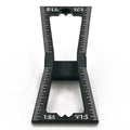 Hollow Dovetail Marker Precise Aluminum Alloy Dovetail Marking Jig  Guide for Dovetails Featuring 1:5 1:6 1:7 and 1:8 Slopes