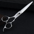 Japanese 440C Stainless Steel Professional Beauty Salon Hair Cutting Scissors 6" Right-Handed 59-60 HRC Blunt-Sharp Blade Tip