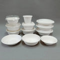 Bioleader Biodegradable Disposable Eco Friendly Compostable Sugarcane Bagasse Fiber Pulp Molding Soup Salad Party Bowl Lid Heat