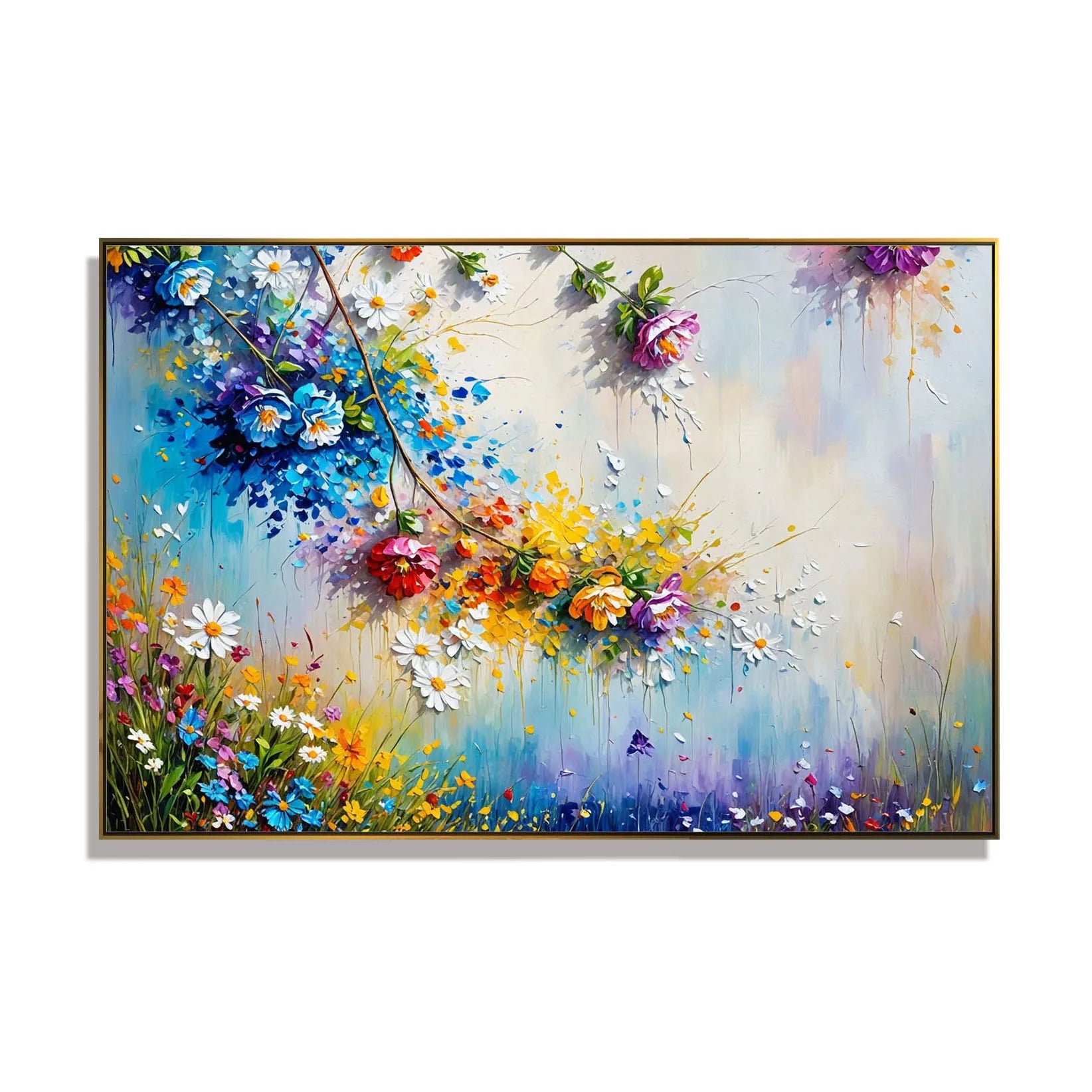 Nordic Wall Art 100% Handmade Canvas Pictures Large Size Abstract Canvas Artwork Modern Hand Art Oil Painting