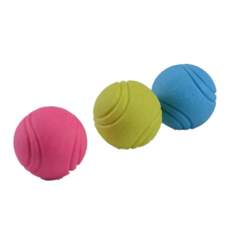 Factory Wholesale Eco-Friendly TPR Material High Elastic Durable Solid Interactive Dog Training Toy Ball