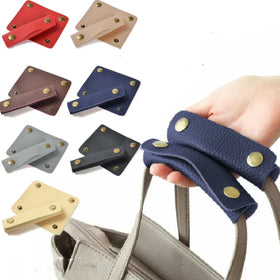 Portable Wholesale Leather Bag Handle PU Leather Wrist Strap Luggage Strap Hand Strap for Grip for Travel Bag Luggage Suitcase