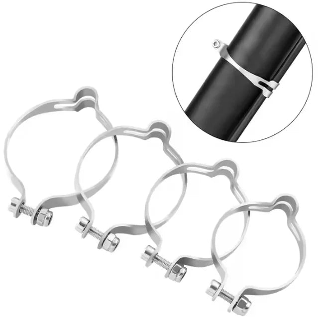 19139 25.4/28.6/31.8/34.9mm Bicycle Shift Brake Line Buckle Holder Fixed Clip Retro Vintage Guide Ring Classic Bike Cable Clamp