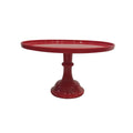 Kingwell Customized Eco-Friendly Melamine Minimalist 11 Inch Round Cake Stand for Wedding and Party Dessert Cupcake Serving