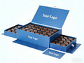 Wholesale Paper Divider Insert Cookie Packing Box Candy Homemade Chocolates Truffles Packing Box With Cushion Pads