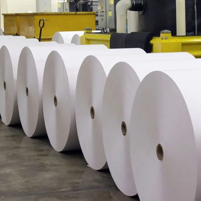 High Quality Jumbo Roll Notebook Paper Uncoated Woodfree Bond Offset Single Side 96-103% Brightness Virgin Pulp Factory Use