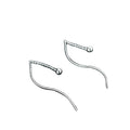 925 Silver Earrings for Women Minimalism  Long Tassel Earrings Ear Line Pendientes Small Round Ball Ear Line Jewelry