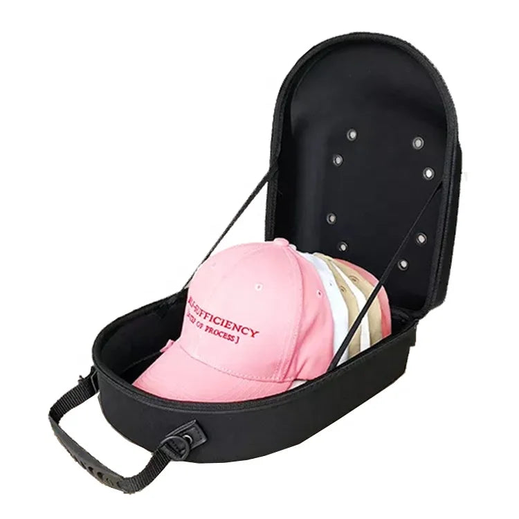 DIY Stock Sale Hard Shell Eva Hat Travel case Baseball Carrier case for Storage and Traveling