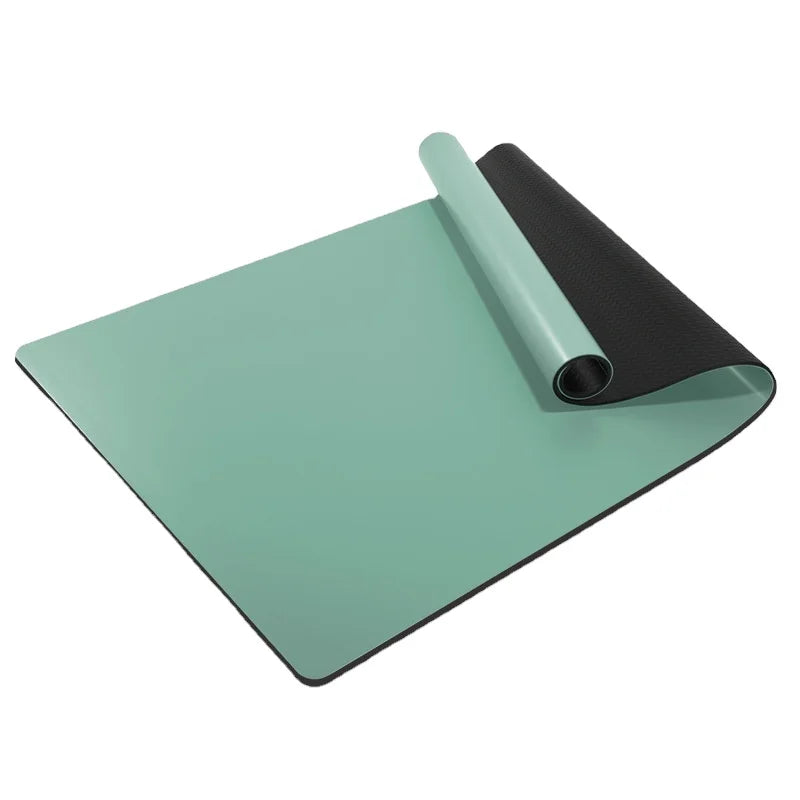 Customized Yoga Mat   Eco Friendly Gym Fitness Pu Yoga Mat Printed Yoga Natural Pu Rubber Mat