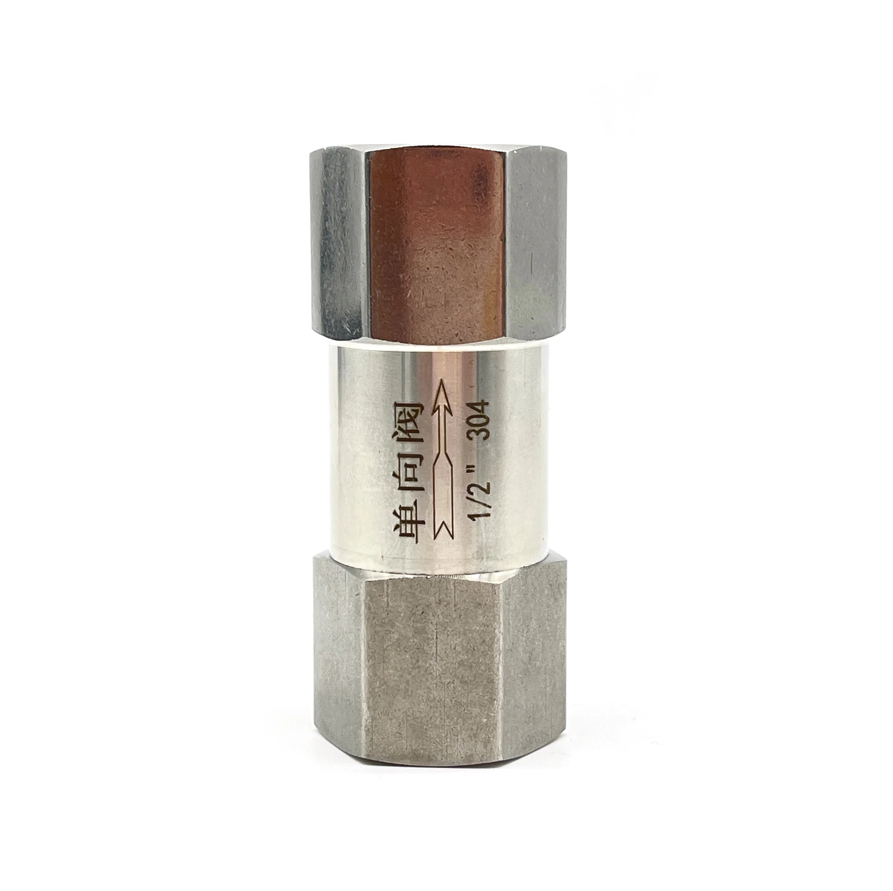 Backflow Preventer Valve Industrial Grade Non-Return Valve Compact Inline Fluid Control Check Valve for Gas Oil