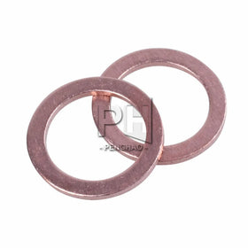 10mm X 14mm X 1mm Copper Washer Seal Spacer Seal for Piping Electronics Household Products and Biomedical Applications