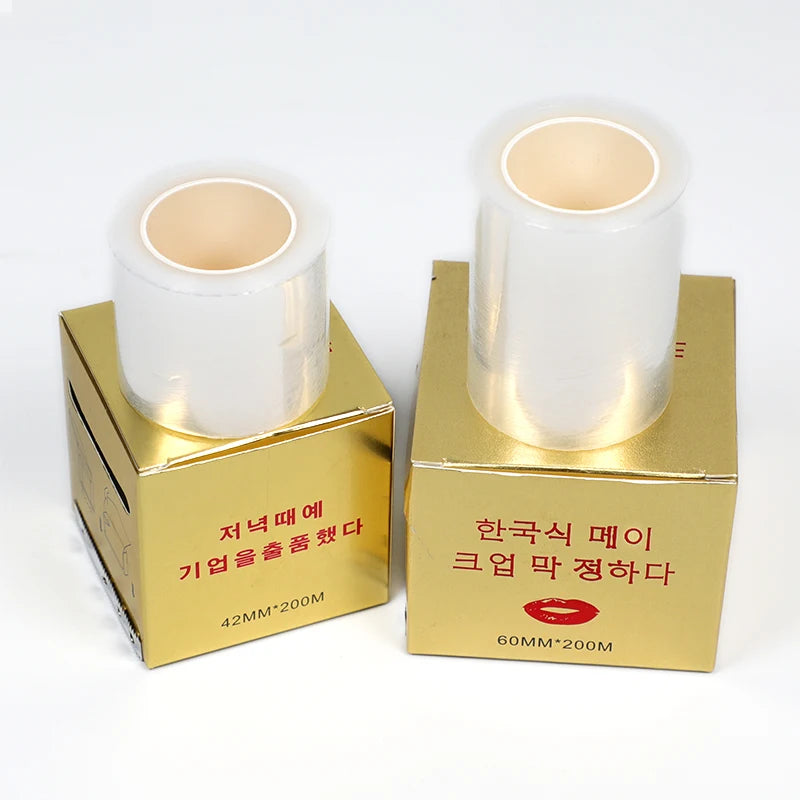 Microblading Lips Permanent Make up Tape Roll Disposable Eyebrow Tattoo Plastic Wrap Film