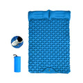 Backpacking Hiking 190*122*5.5cm 40D Nylon TPU Coated Film Inflatable Camping Sleeping Mat For 2 People With Pillow