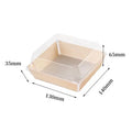 Disposable Take Away Food Packaging Poplar Wood Lunch Bento Box Japan Style Square 0-1L Capacity Easy Carry Storage Box