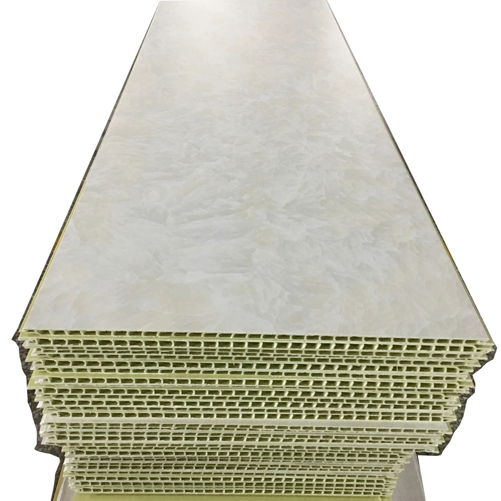 New Design Eco-Friendly Home Decorative Cladding Integrated Board Interior Ceiling Bamboo Fibre Pvc Wall Panels