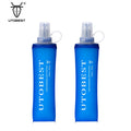 UTOBEST 250ml Eco-Friendly Sports Water Bottle Foldable Soft Flask with Lid for Running and Outdoor Activities