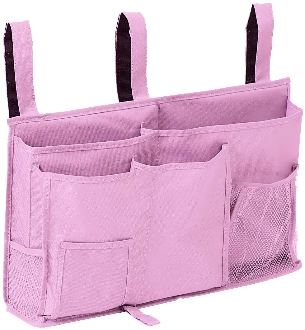 8 Pockets Hanging Storage Bag Bedside Caddy Holder Organizer Living Room Tools Oxford Material Foldable Minimalist Design Set