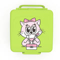 Europe America Best Selling Custom Pattern Plastic Lunch Box  4 Compartments Leak Proof Kids Lunch Container Bento Box