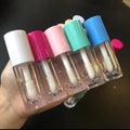 Best Selling Product  Biodegradable Lipgloss Tubes Large Brush Head Lip Gloss Round Container with Custom logo