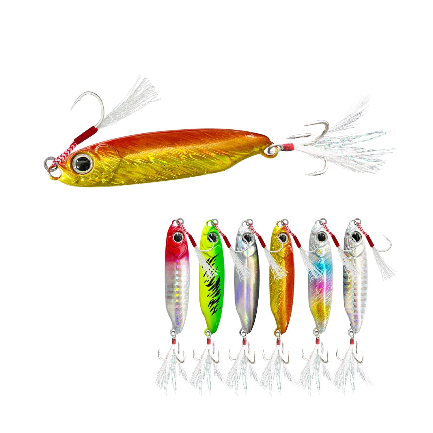 Factory Price Sinking Lead Fish 8g 10g 15g 20g 25g Lead Fish Saltwater Jigging Lures Metal Jig Fishing Lure on Sale