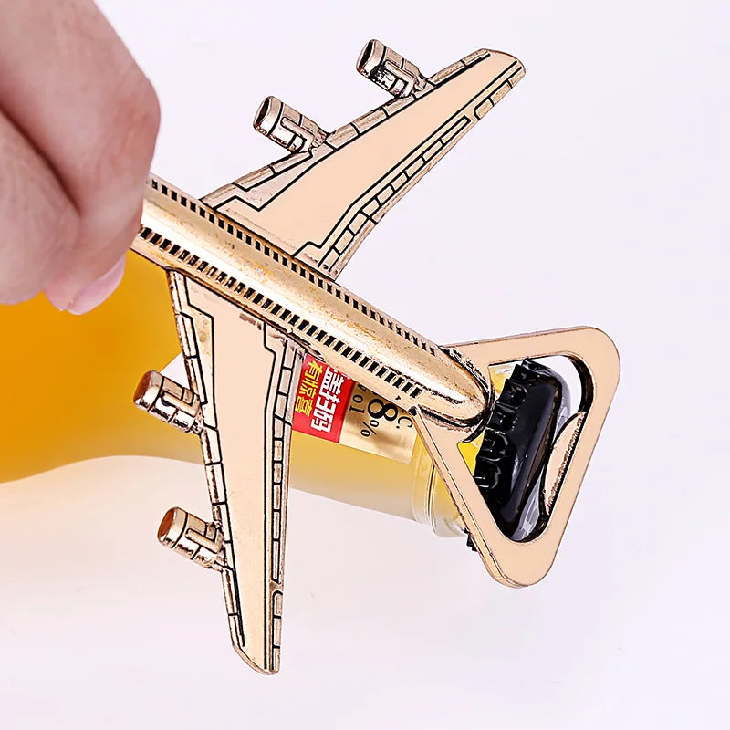 European and American Wedding Gifts Helicopter Bottle Opener Alloy Aircraft Beer Opener