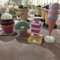 Window Display Candy Icecream Donut Prop Christmas Resin Long Stick Lollipops Statue