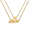 Trendy Handmade Name Pendant Heart Letter Choker Women Men Engraved Best Friend Gift Idea Custom Necklace Jewelry