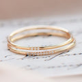14K Gold Filled Zircon Rings Knuckle Rings Boho Jewelry Anillos Mujer Bague Femme Minimalism Anelli Donna Aneis Ring for Women