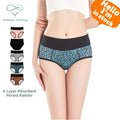 Shanhao RTS Women's Cotton Underwear Mid-waist Women's Briefs Panties Sustaniable Women's Normal Panties MegaBDM