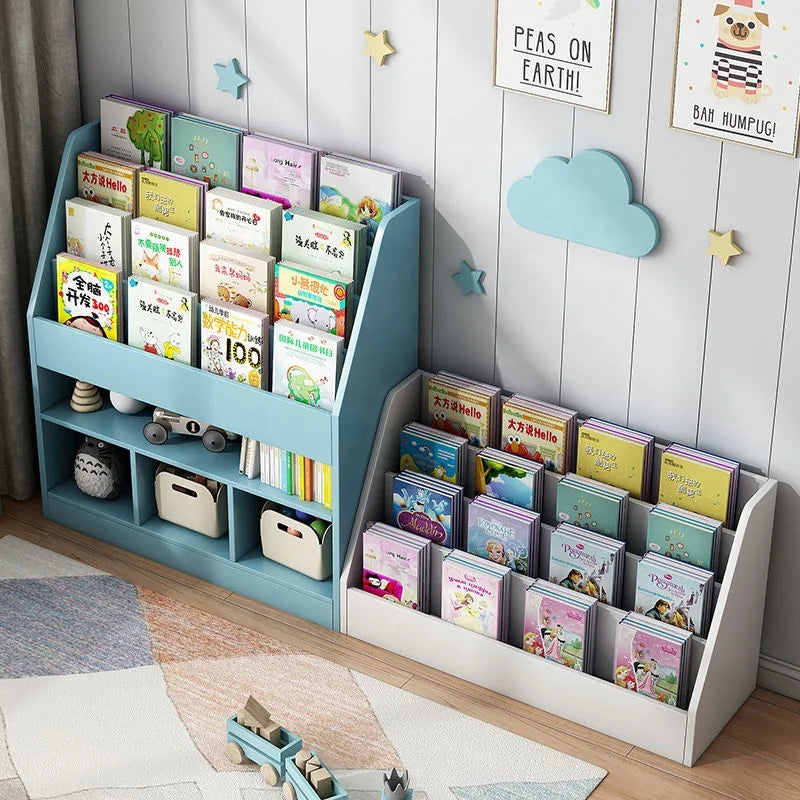 Kids Bookcase Phoenix Home Office Classroom Magazine Bookshelves Modern Montessori Kids Bookcase